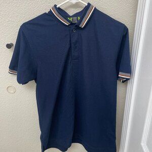 Mens Polo Shirt Navy Blue